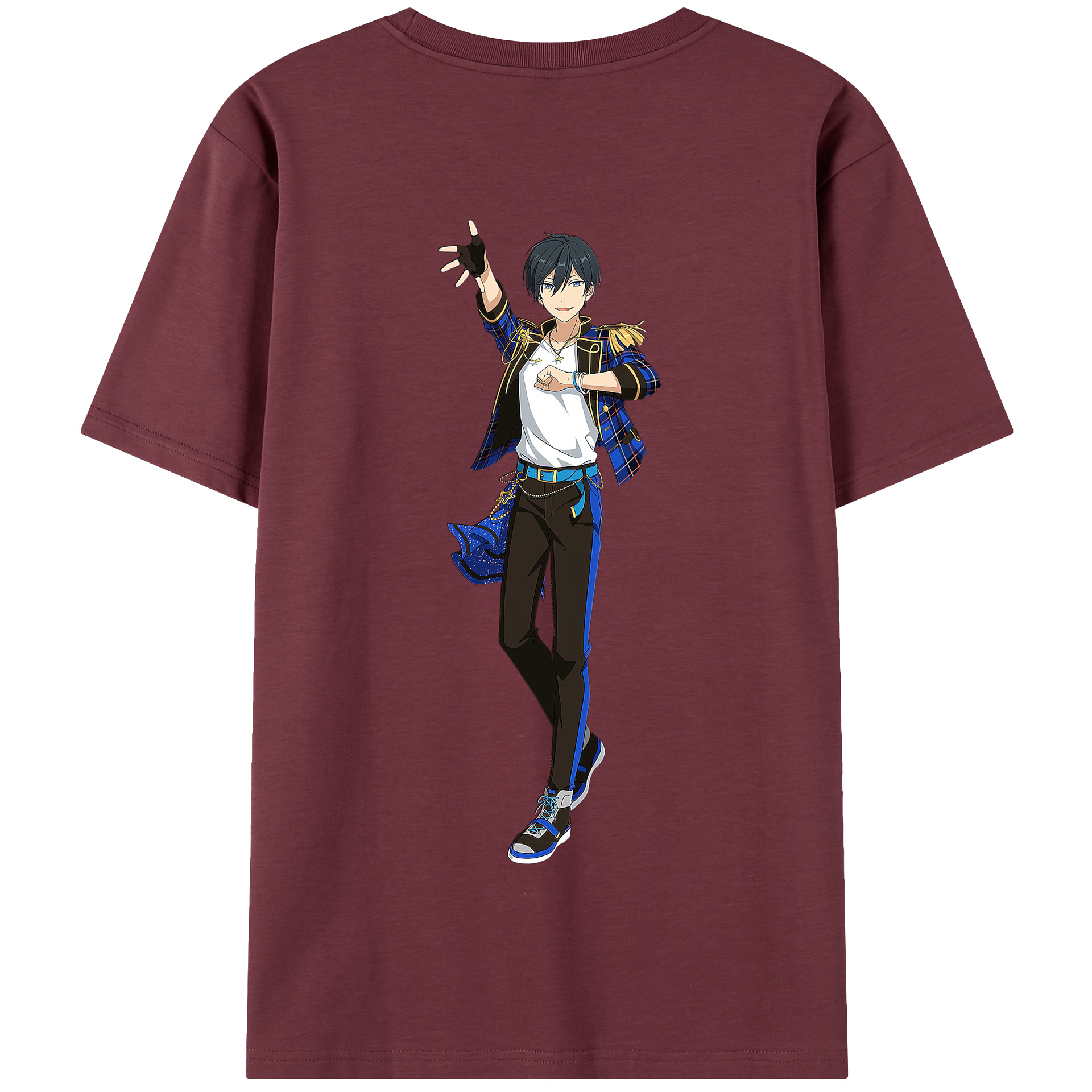 （画像用） あんさんぶるスターズ! Ensemble Stars 綿100％半袖Tシャツ（背面プリント）